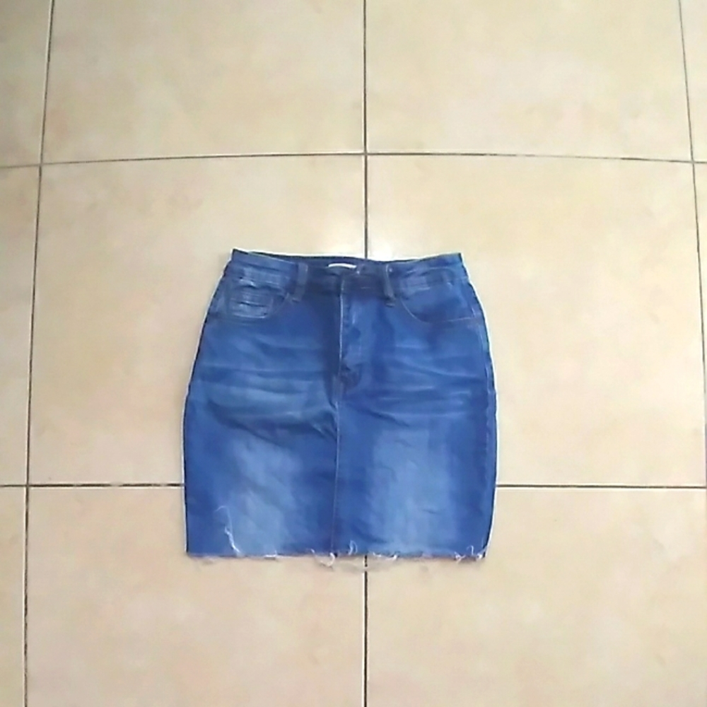 Blue Short jeans skirt